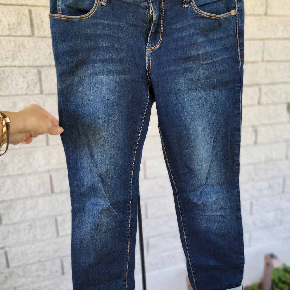 Free People Dark Blue Skinny Jeans